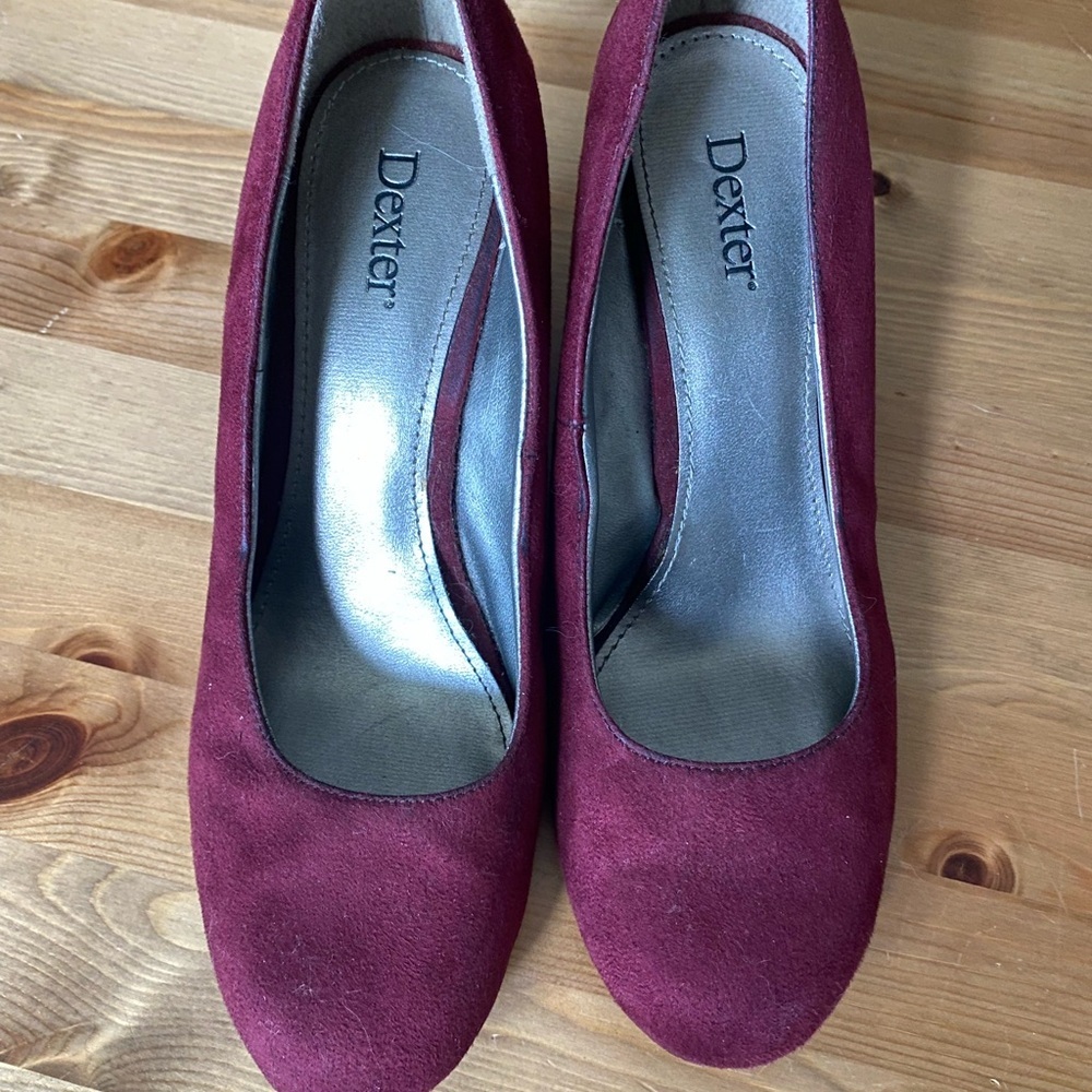 Burgundy Wedges 8.5